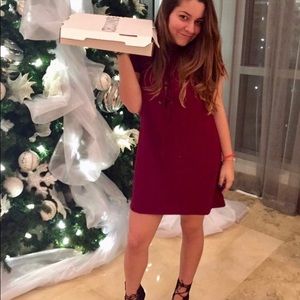 Classic Burgundy Dress